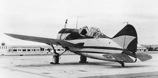 Brewster F2A-1 Buffalo sporting McClelland Barclay dazzle camouflage design #2 in 1940 (US Navy)